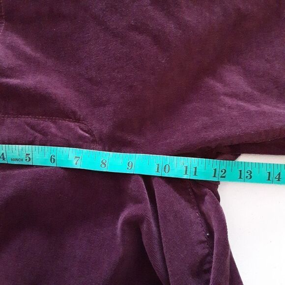 SEVEN7 Jeans Fine Wale Corduroy‎ Stretch Skinny Plum size 10 - Picture 8 of 13